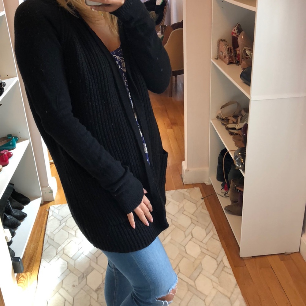 Wool cardigan coast